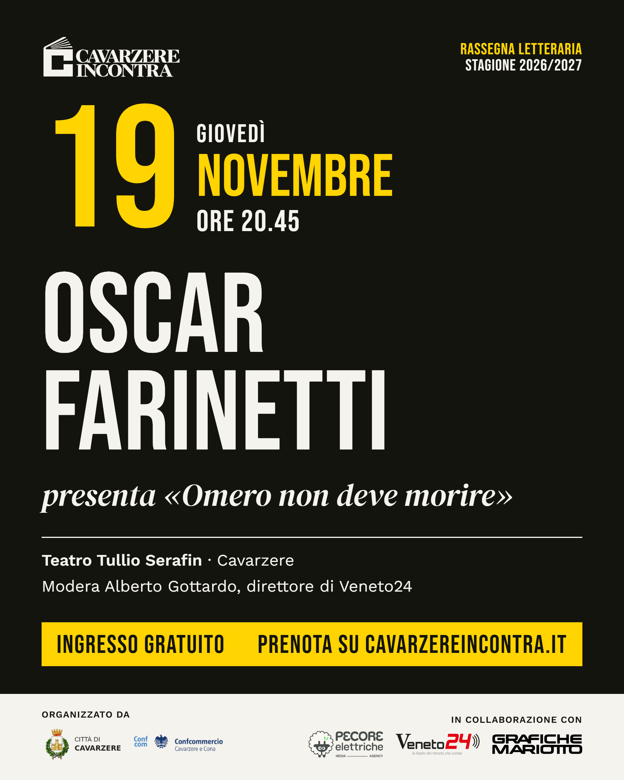 Locandina: Oscar Farinetti